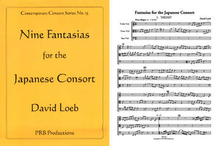Nine Fantasias for the Japanese Consort (score and part set)
