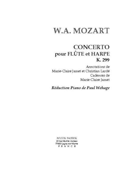 Flute and Harp Concerto K. 292
