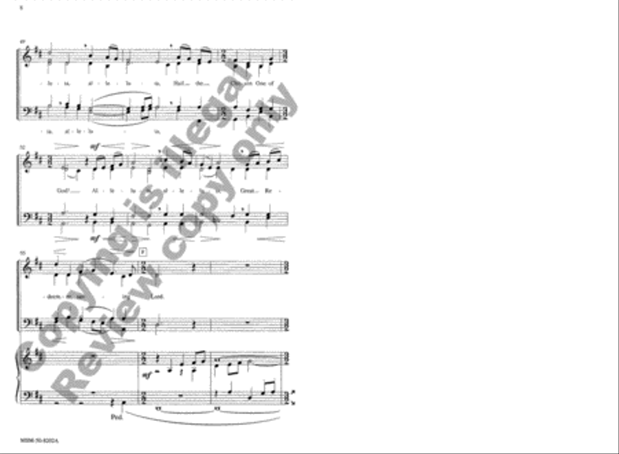 Christ, Victorious: Christ, Now Reigning 4-Part scores gallery preview page 8