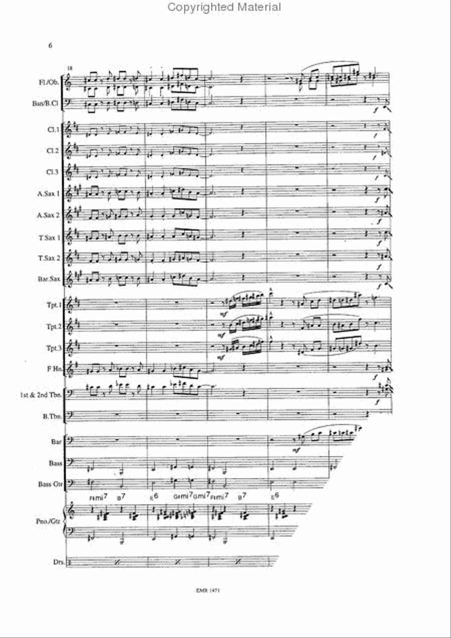 You Are Driving Me Crazy Concert Band scores gallery preview page 6