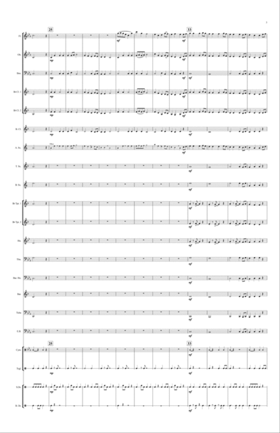 Armenian Folk Medley Armenian Folk Medley Concert Band scores gallery preview page 4