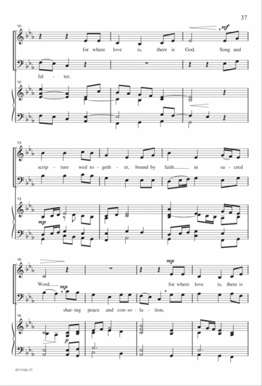 12 Anthems for about 12 Singers 3-Part scores gallery preview page 37