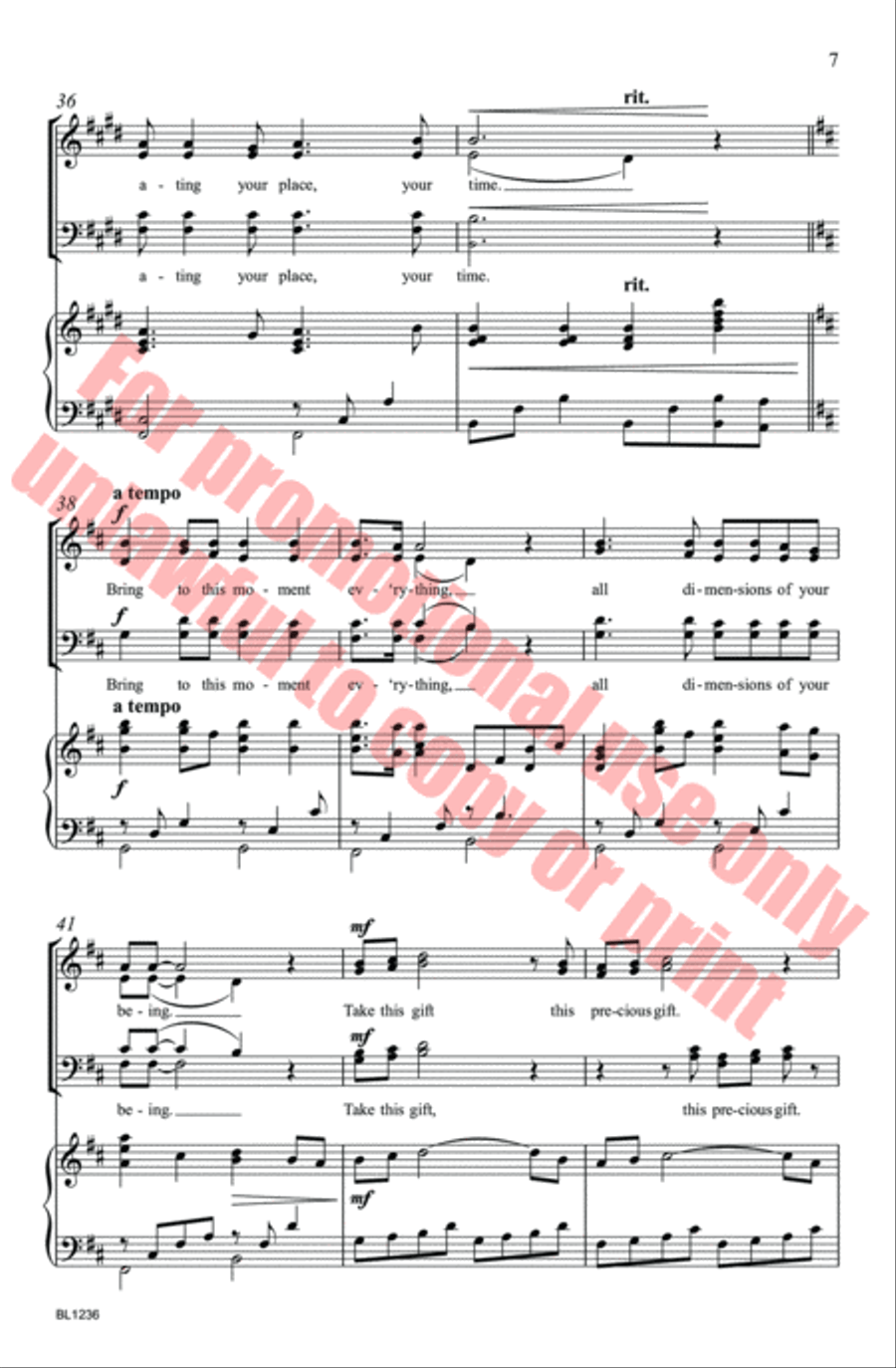 This Moment 4-Part scores gallery preview page 7