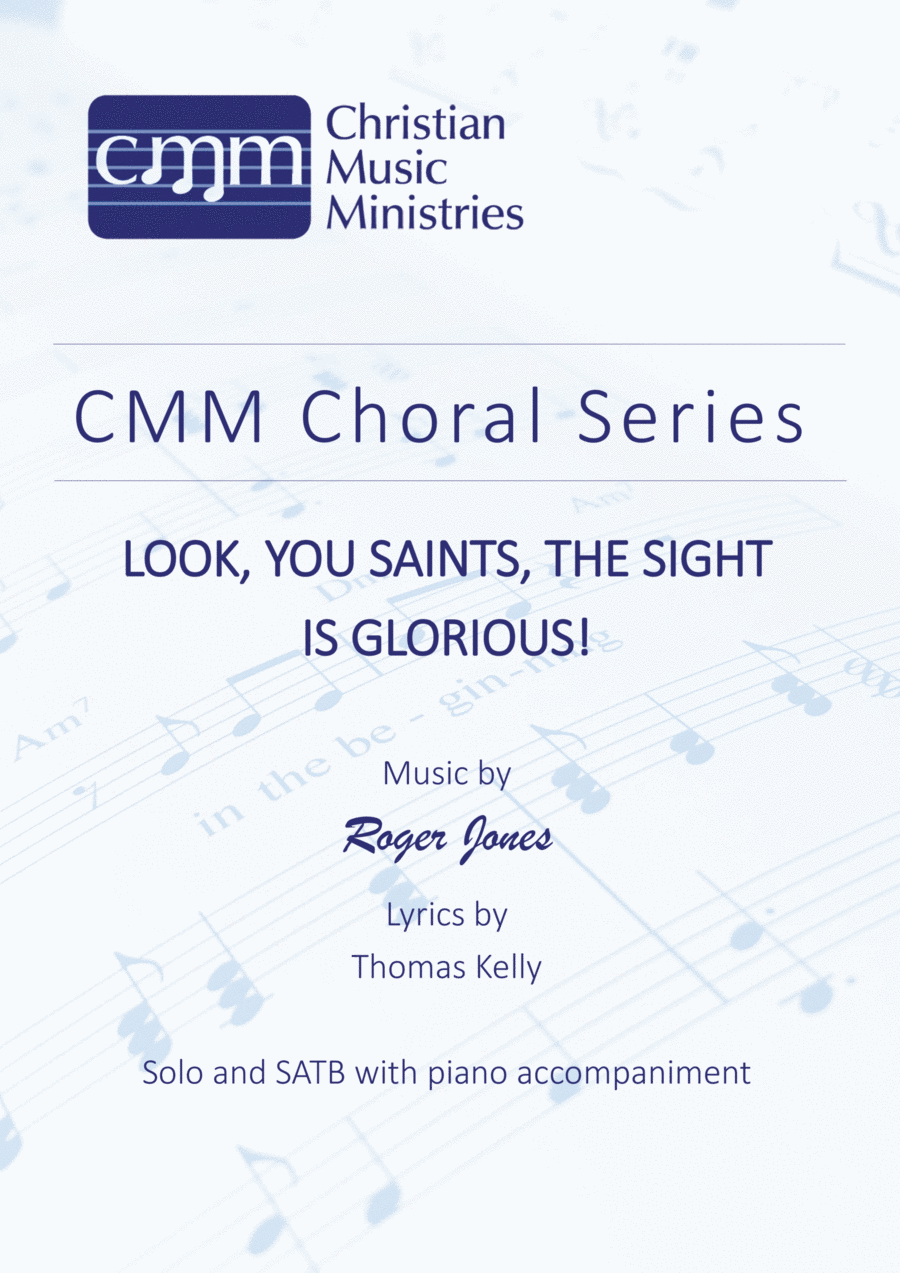 Look you saints, the sight is glorious! 4-Part scores gallery preview page 1