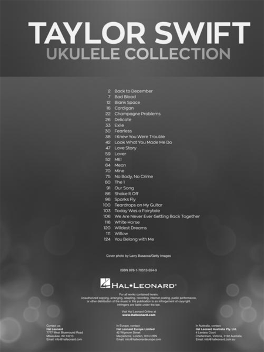 Taylor Swift – Ukulele Collection Ukulele scores gallery preview page 3