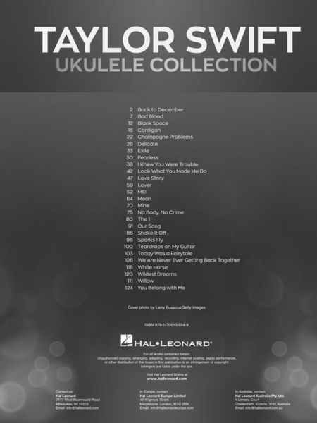 Taylor Swift – Ukulele Collection