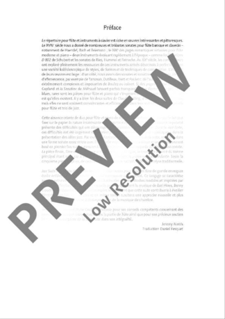 Jazz Suite Flute Solo scores gallery preview page 5