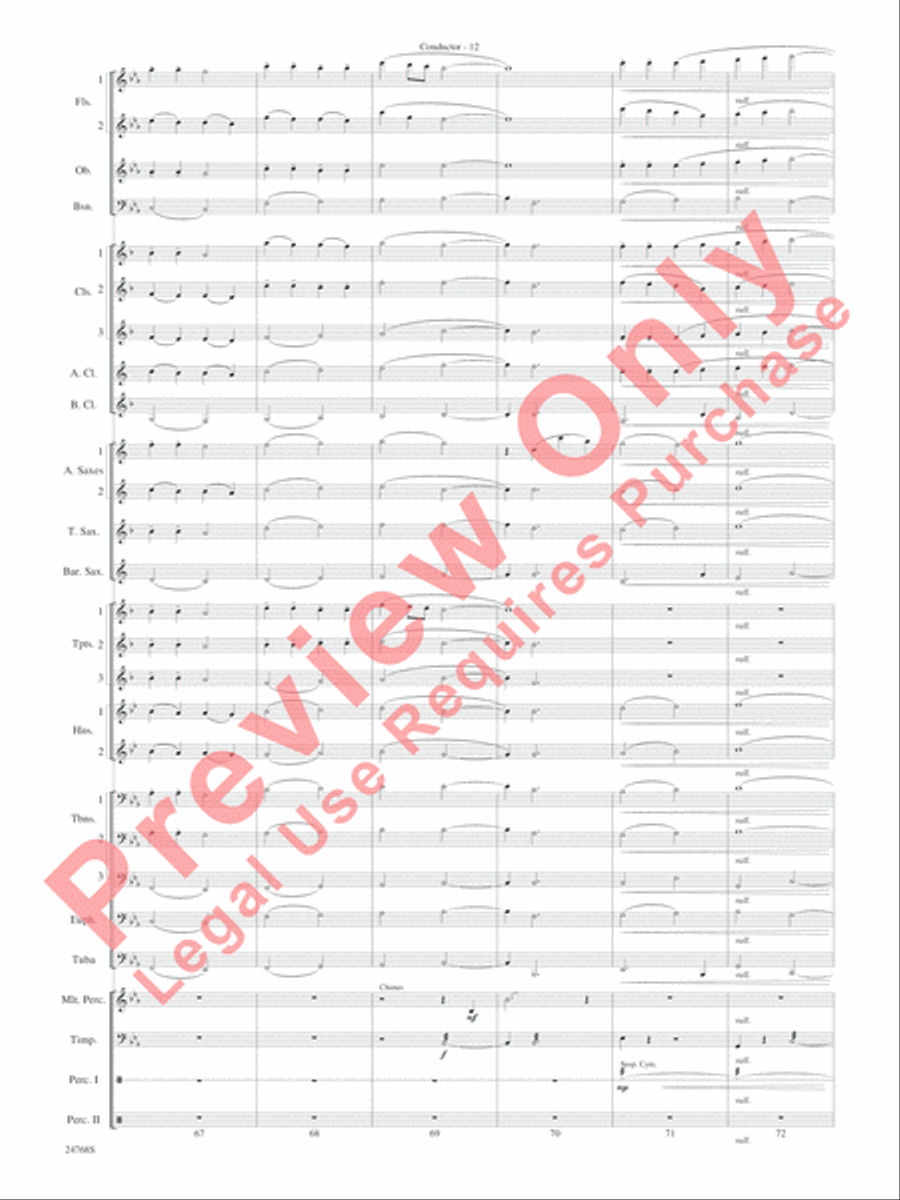 Appalachian Carol Concert Band scores gallery preview page 15
