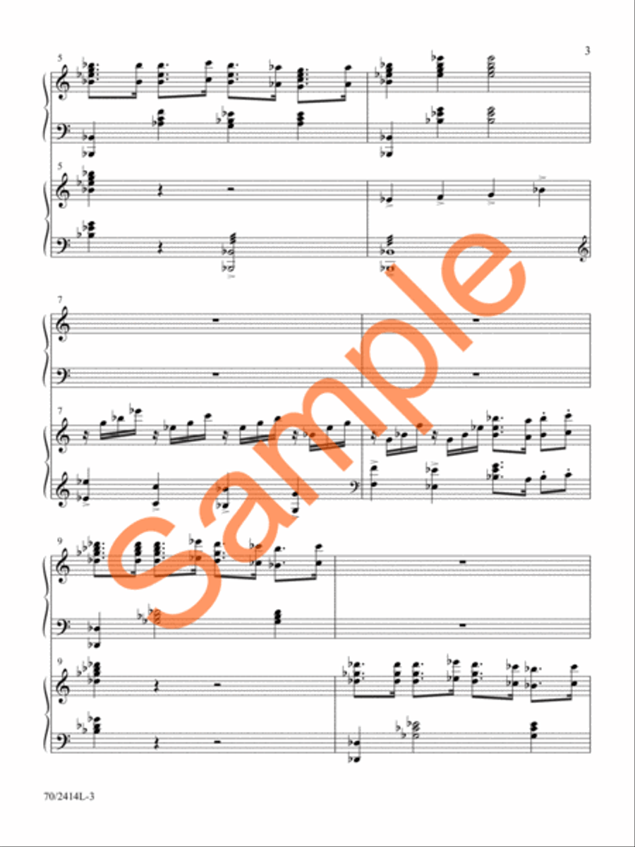 Camp Meeting Jubilee Camp Meeting Jubilee Piano Duet scores gallery preview page 4