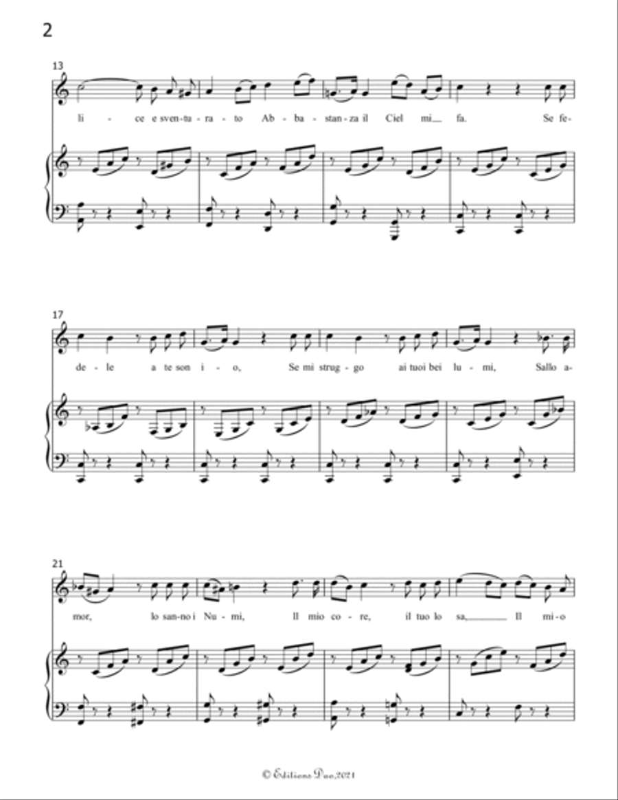 Per pietà,bell' idol mio by Bellini,in a minor Voice scores gallery preview page 4