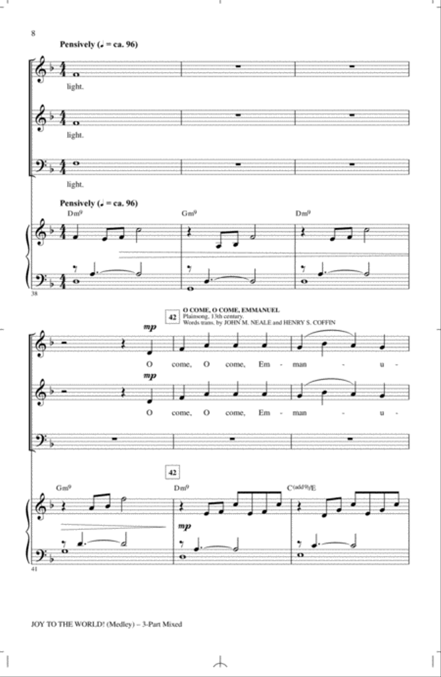 Joy To The World! (Medley) 3-Part scores gallery preview page 6