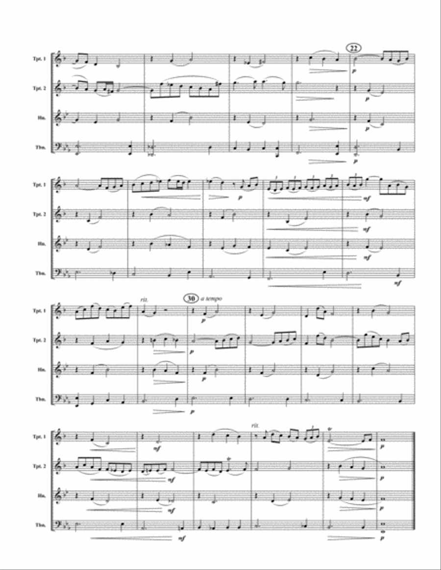 Arioso Arioso Brass Quartet scores gallery preview page 2