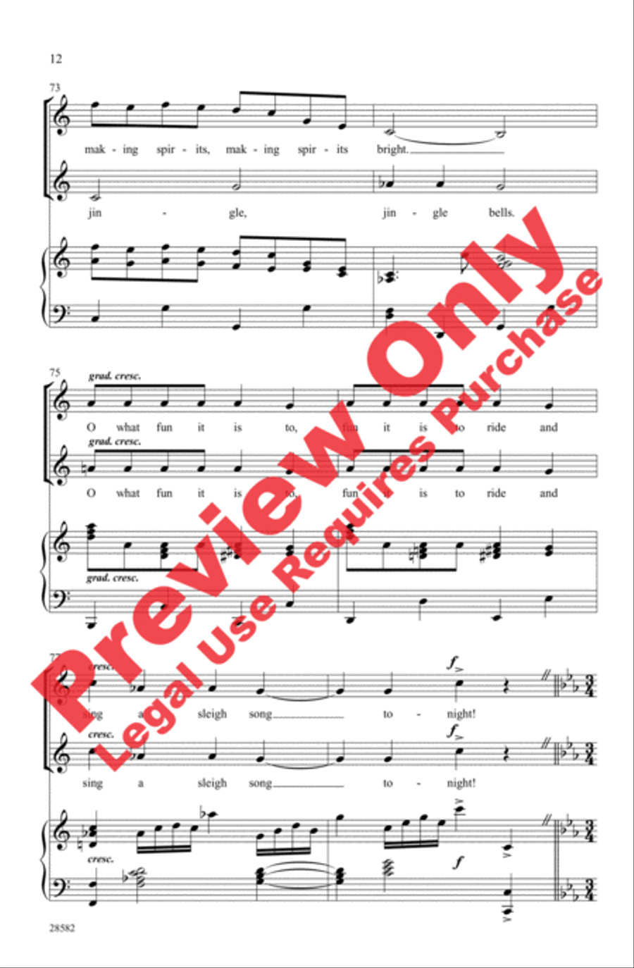 Nutcracker Jingles 2-Part scores gallery preview page 11