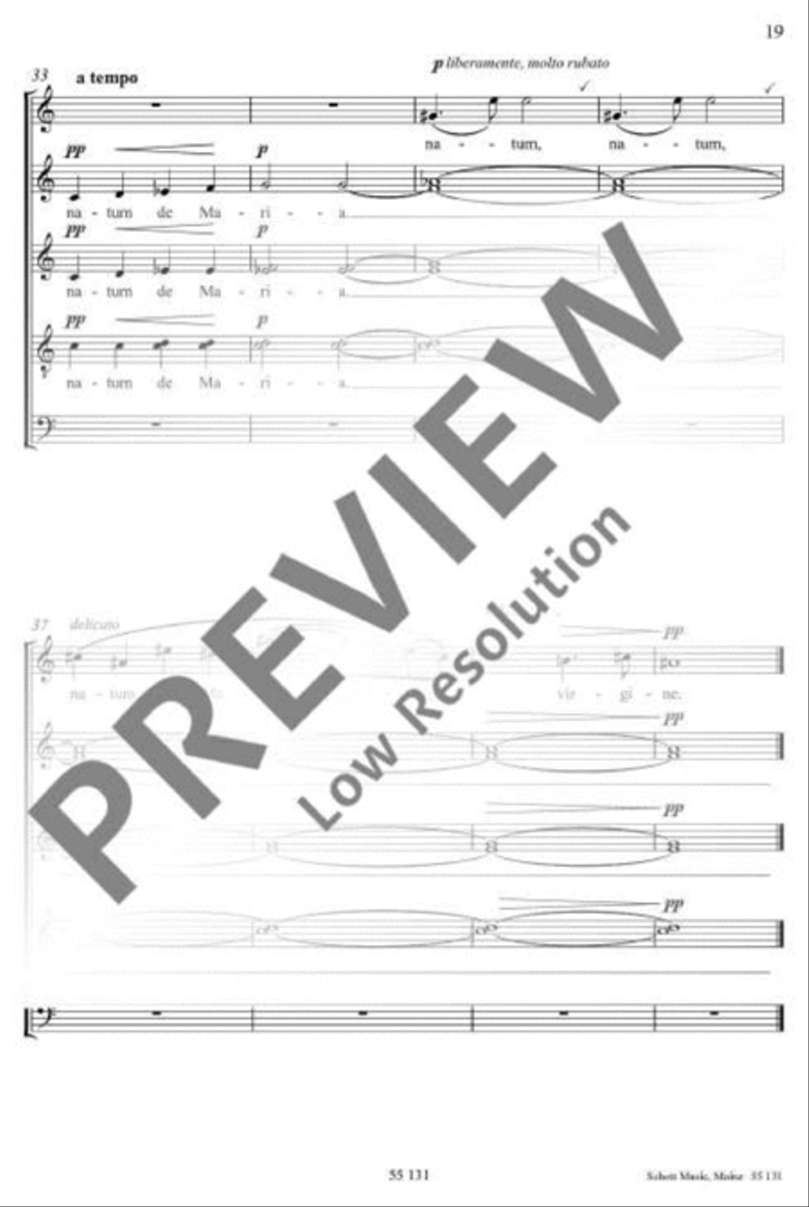 Three Motets Three Motets 4-Part scores gallery preview page 20