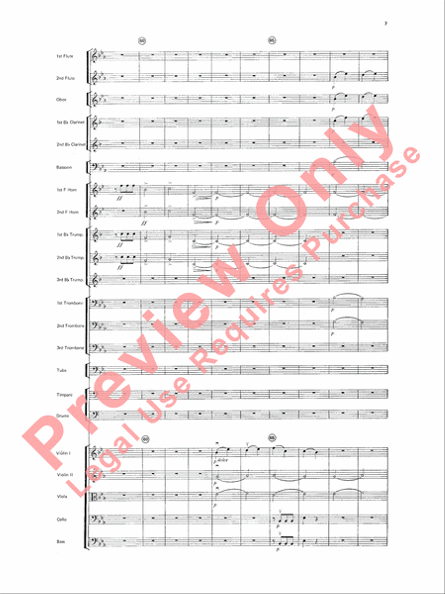 Beethoven's Symphony No. 5, 1st Movement Full Orchestra scores gallery preview page 10