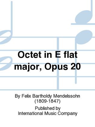 Book cover for Octet In E Flat Major, Opus 20