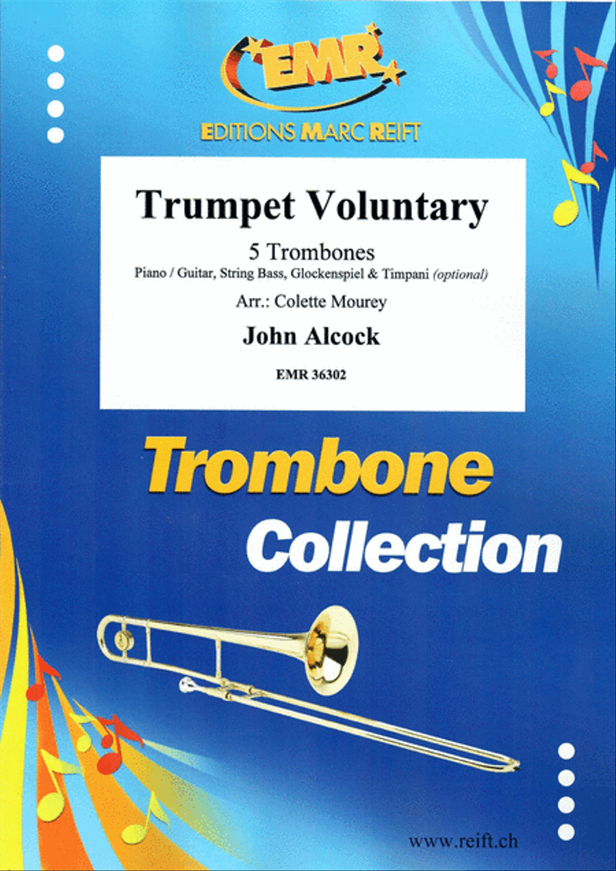 Trumpet Voluntary Trombone scores gallery preview page 1