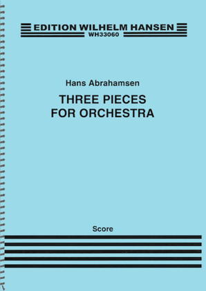 Book cover for Three Pieces for Orchestra