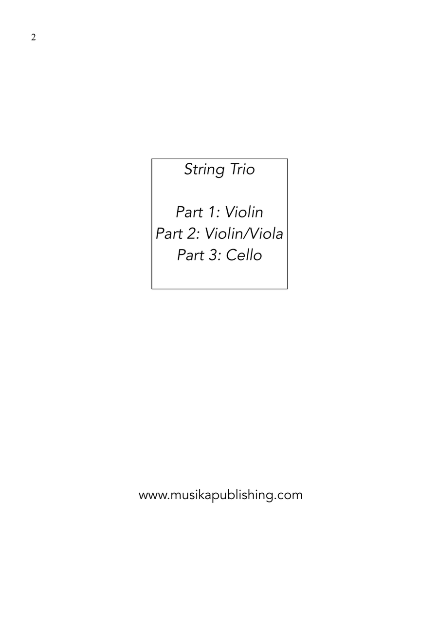 Carols for Three - Fifteen Traditional Carols for String Trio String Trio scores gallery preview page 6