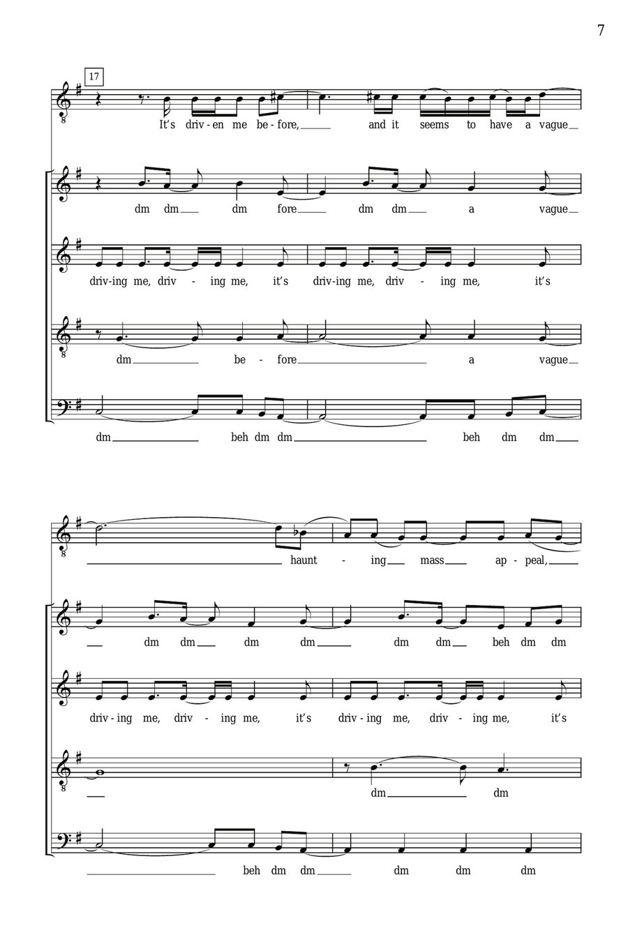 Drive Drive 4-Part scores gallery preview page 5