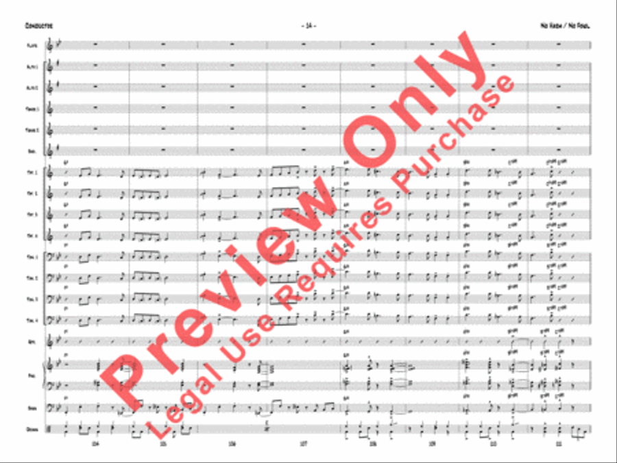 No Harm / No Fowl No Harm / No Fowl Jazz Ensemble scores gallery preview page 17