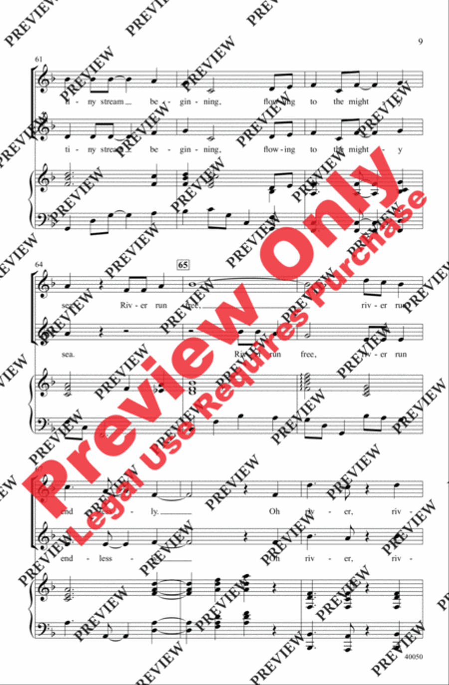 River Run Free 2-Part scores gallery preview page 9