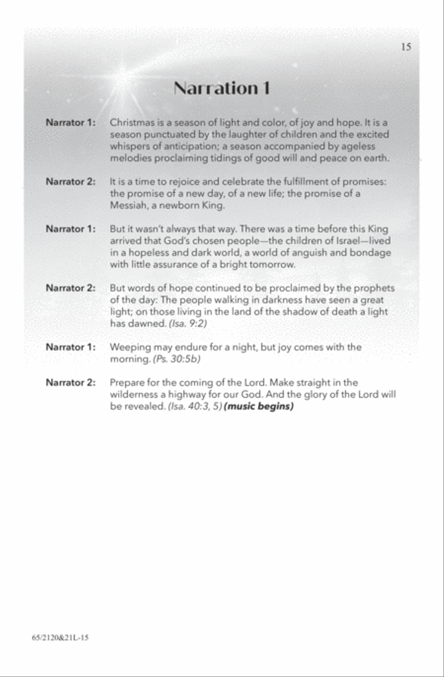 A New and Glorious Morn! 4-Part scores gallery preview page 15