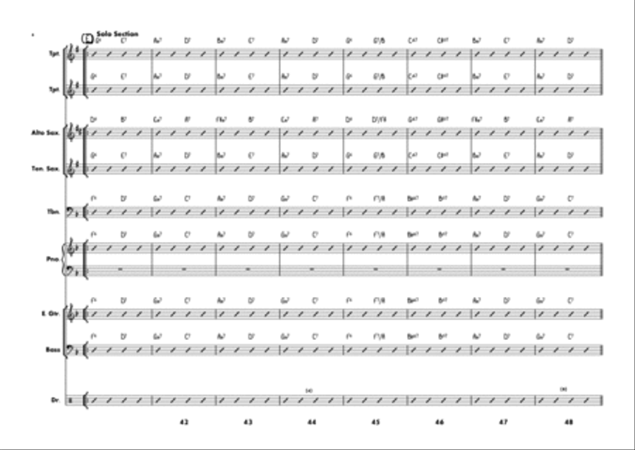 Turn It Off Small Ensemble scores gallery preview page 6