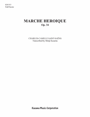 Marche héroïque, Op. 34 (8/5 x 11)
