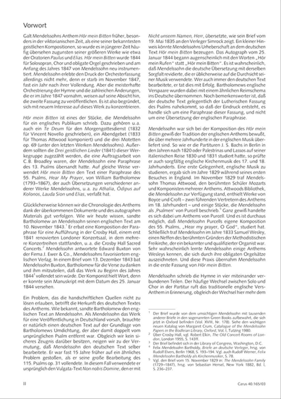 Hor mein Bitten (2 Fassungen) Organ scores gallery preview page 3