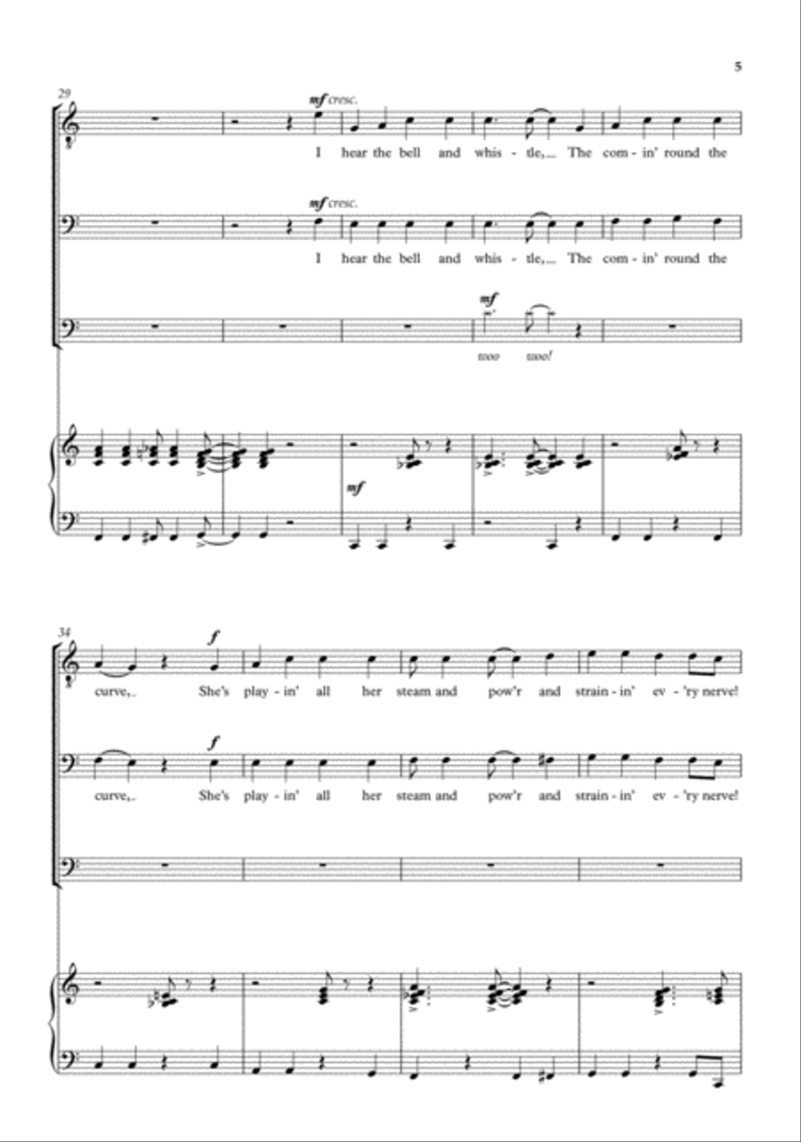 The Gospel Train Choir scores gallery preview page 5