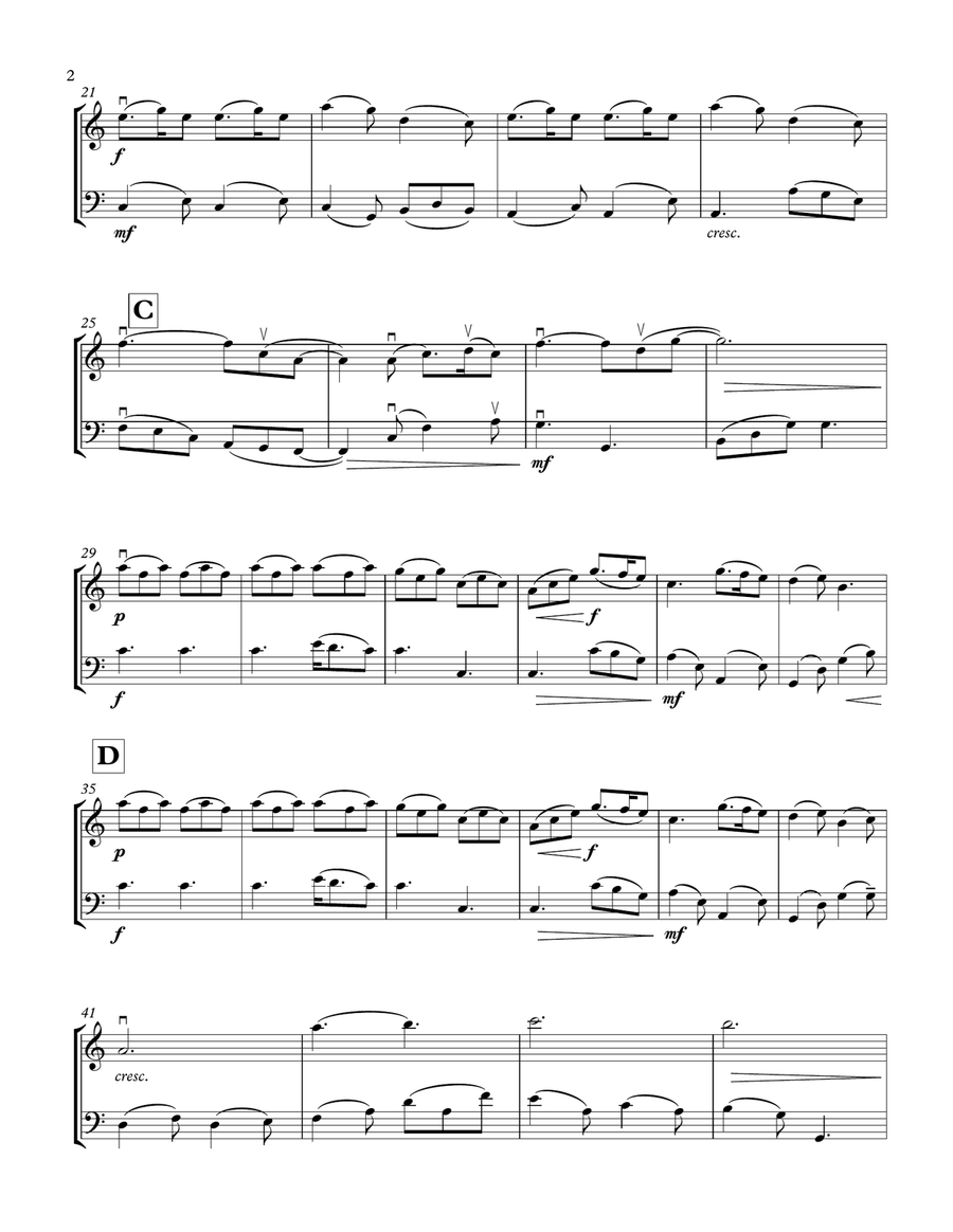 A Thousand Years String Duet scores gallery preview page 2