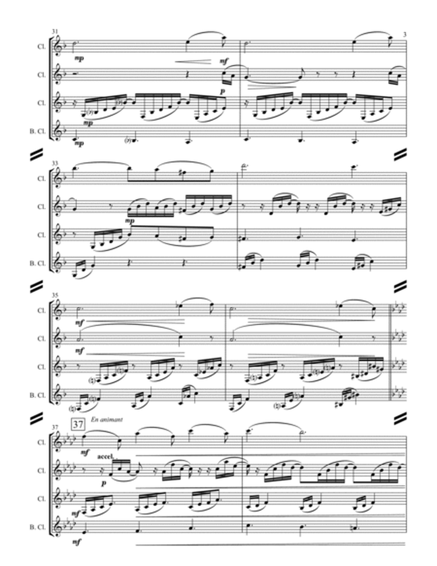 Clair de Lune (for Clarinet Quartet) image number null