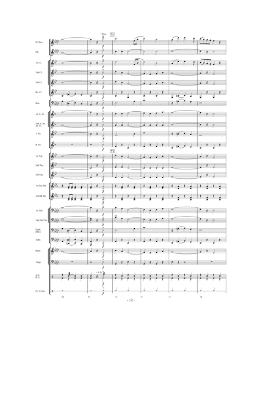 Burma Patrol Concert Band scores gallery preview page 11