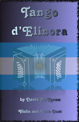 Book cover for Tango d'Elinora, for Violin and Cello Duet
