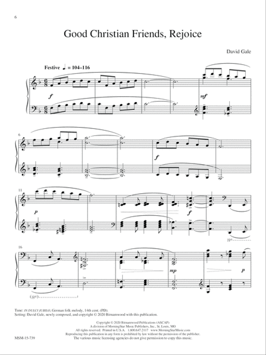 Morning Has Broken Piano Solo scores gallery preview page 6