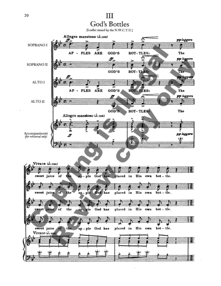 Americana (The American Mercury) (Choral Score)