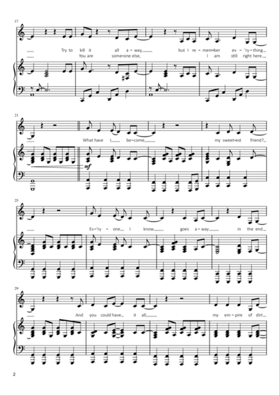 Hurt Voice scores gallery preview page 2