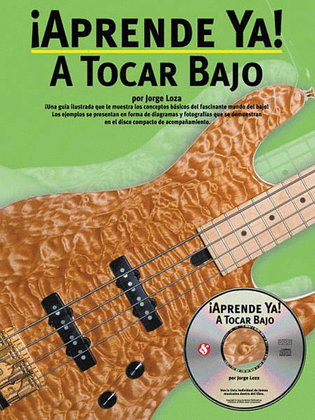 Book cover for Aprende Ya: A Tocar Bajo