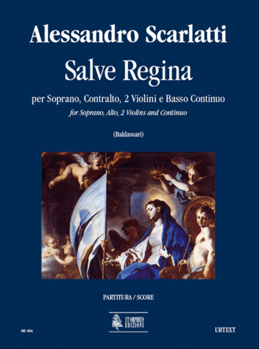 Salve Regina for Soprano, Alto, 2 Violins and Continuo Voice scores gallery preview page 1