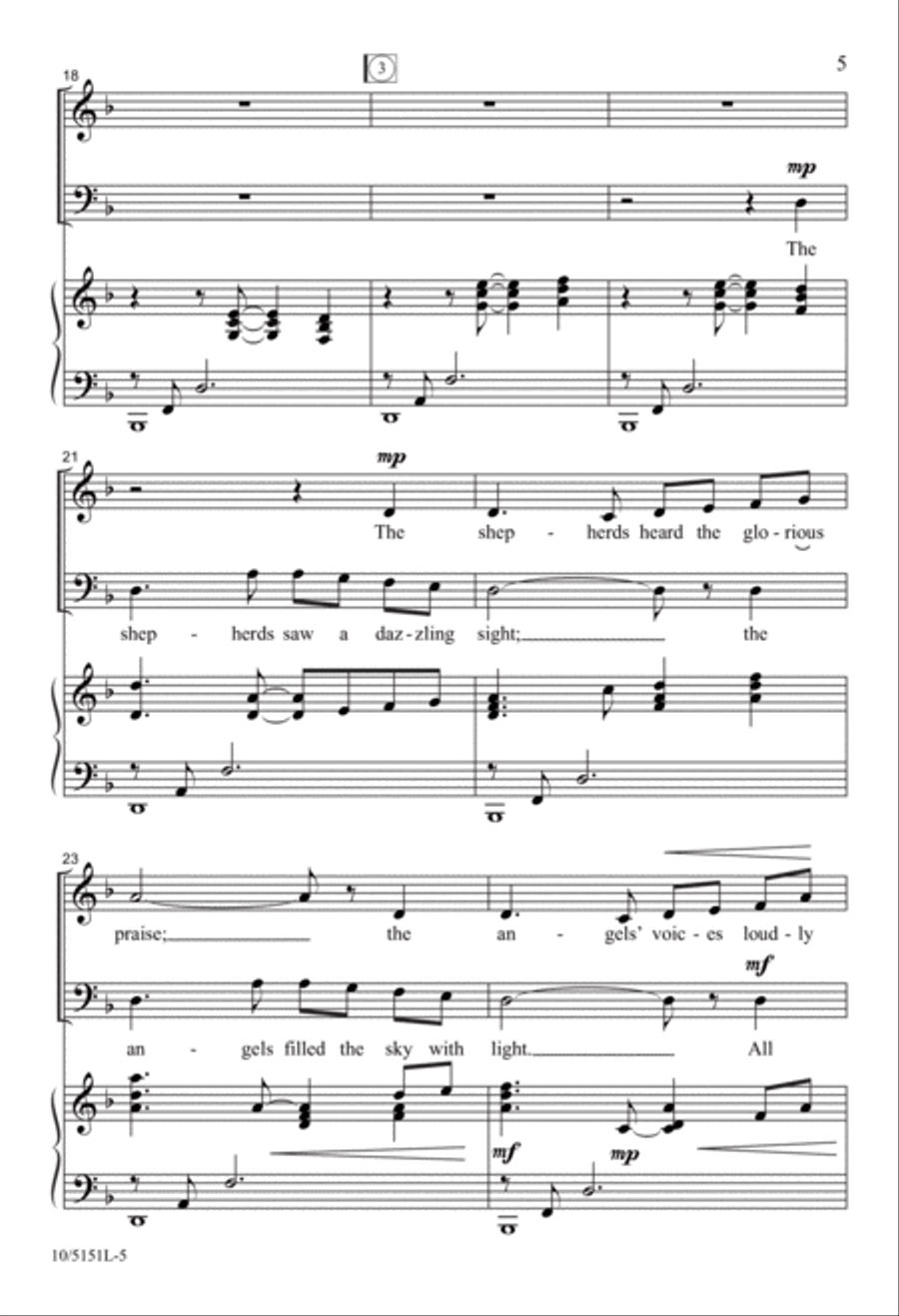 Sing This Night with Joy! 4-Part scores gallery preview page 5