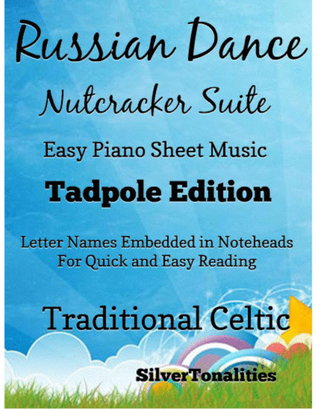 Book cover for Russian Dance the Nutcracker Suite Easy Piano Sheet Music 2nd Edition