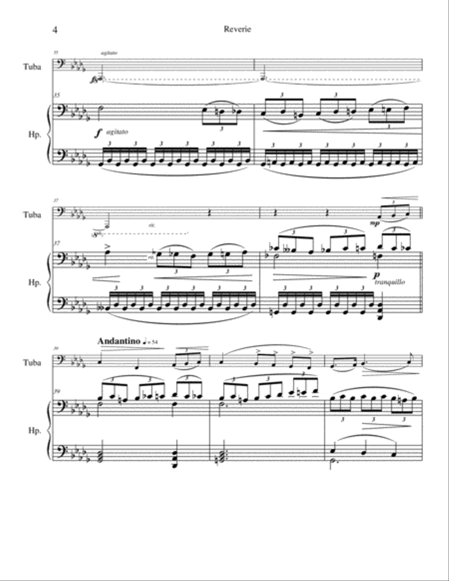 Reverie Tuba scores gallery preview page 4