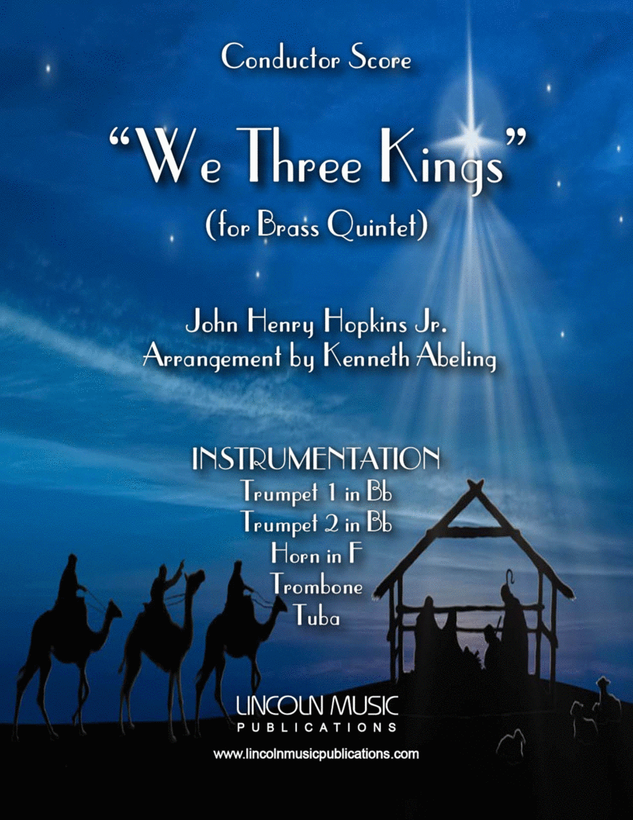 We Three Kings (for Brass Quintet) Brass Quintet scores gallery preview page 1