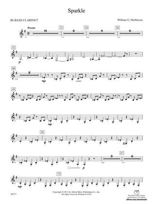 Sparkle: B-flat Bass Clarinet