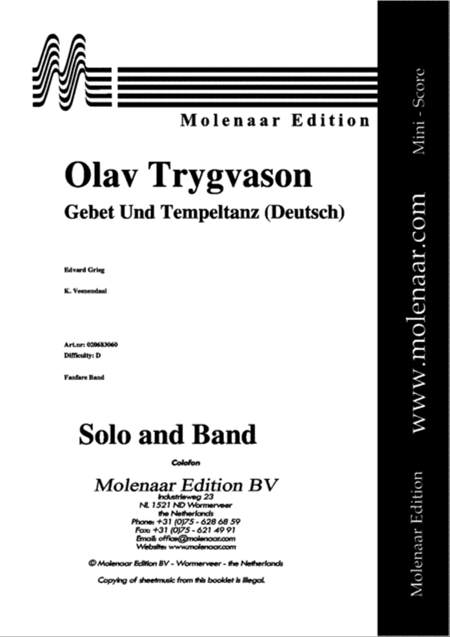 Olav Trygvason Fanfare Band scores gallery preview page 2