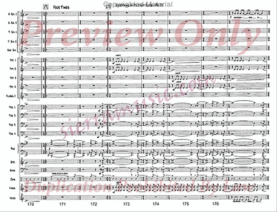 Everything In Its Right Place Jazz Ensemble scores gallery preview page 26