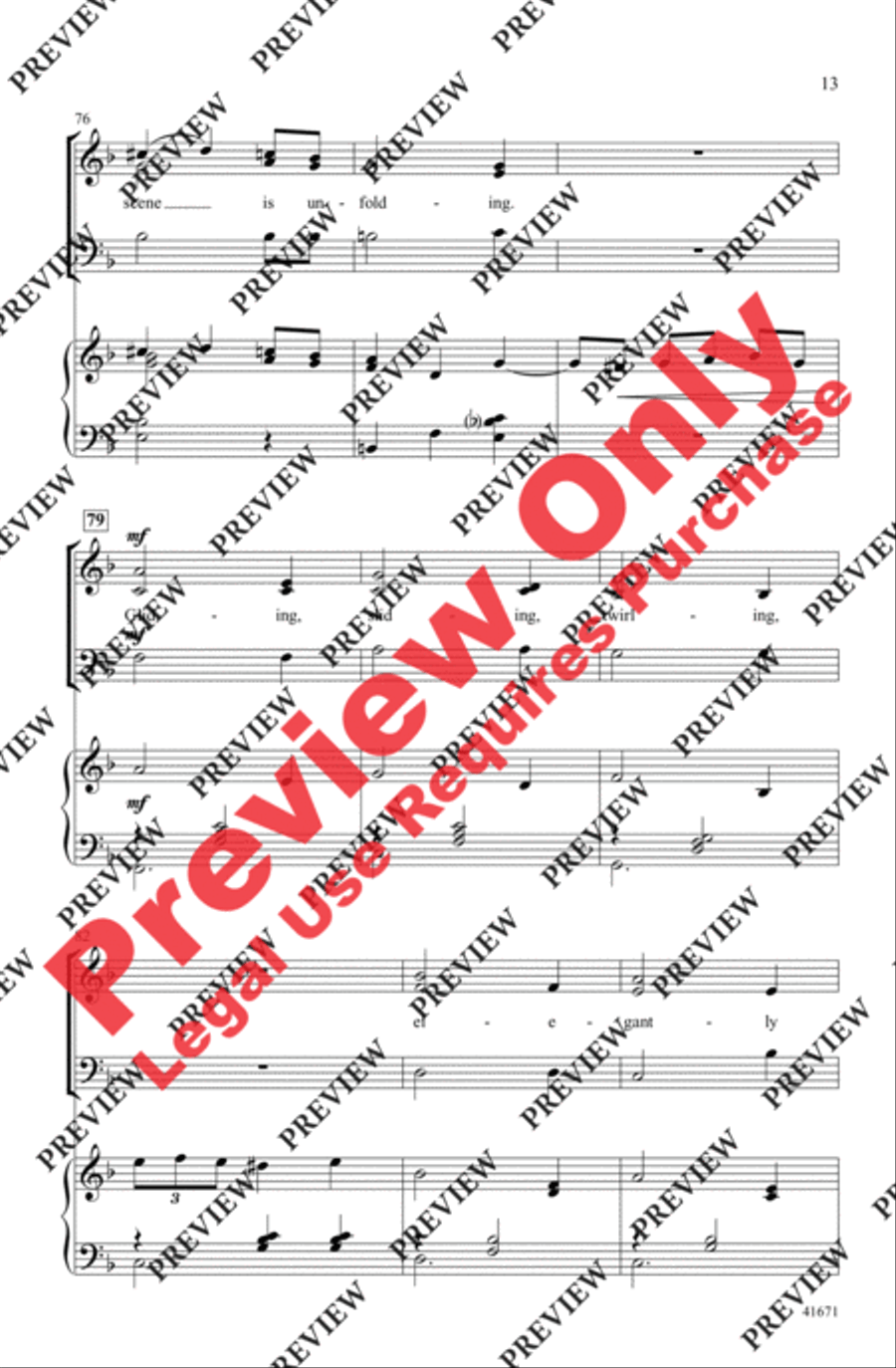 The Nutcracker . . . In About Three Minutes 3-Part scores gallery preview page 13