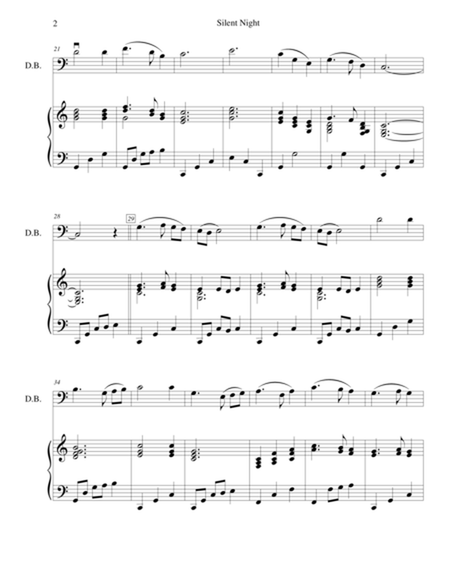 Silent Night - for string bass and piano image number null