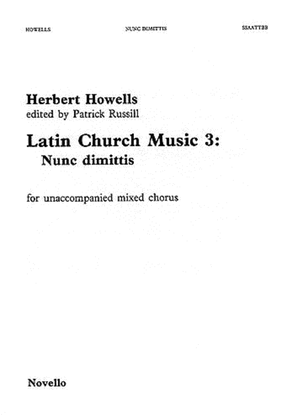 Book cover for Nunc Dimittis